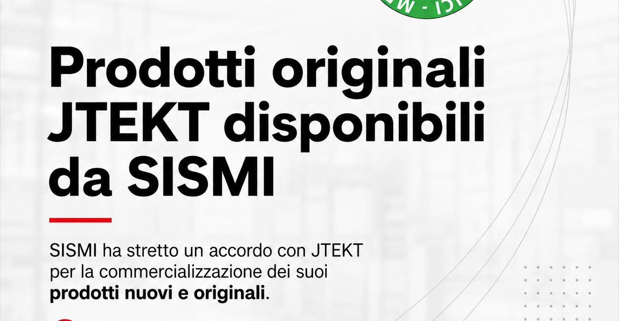 Prodotti originali JTEKT disponibili da SISMI
